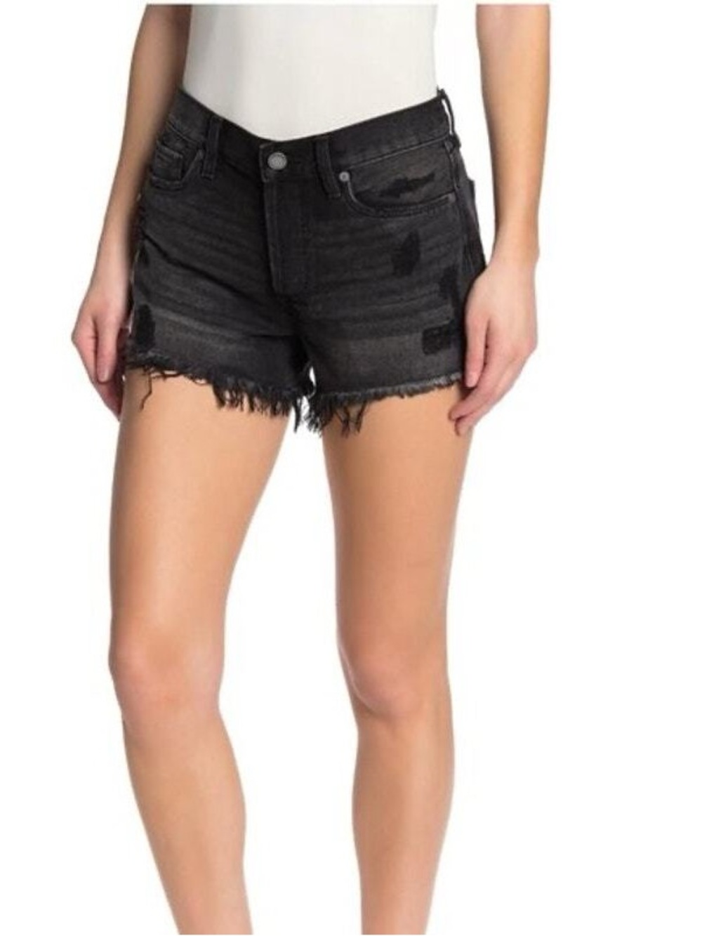 Blank NYC Black Denim Shorts